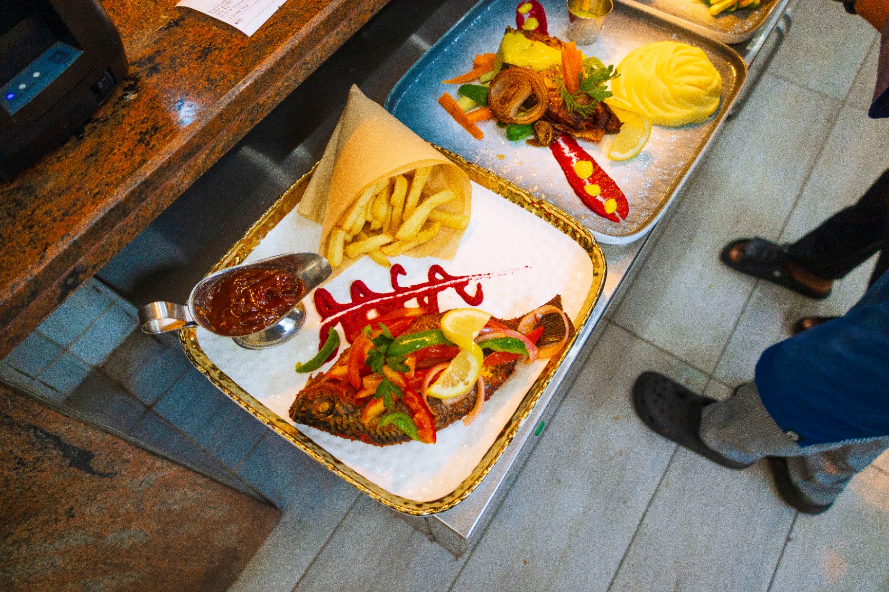 Grilled Tilapia & Chips